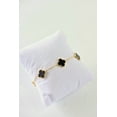 thumbnail image 2 of Brazalete negro tr&eacute;bol ( Modelo m&aacute;s fino), 2 of 4