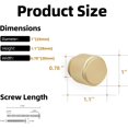 thumbnail image 2 of 30 Pack Brushed Gold Kitchen Cabinet knurled Knobs Cabinet Knobs Gold Drawer Knobs Kitchen Hardware Cupboard Knobs Drawer Knobs, 2 of 6