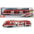 thumbnail image 2 of Dickie Toys: City Train - Red & White - Trackless Train Vehicle Toy, Detailed Interior Compartments, Freewheel Push-Pull, Opening Doors, Kids Ages 3+, 2 of 6