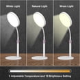 thumbnail image 6 of Shomterade UV-Free Light Therapy Lamp, 10000 Lux Stepless Dimmable, 3 Colors & 9 Brightness Levels for Home, 6 of 8