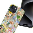 thumbnail image 2 of Case for iPhone 15, Boho Lemon Collage Aesthetic Flower Phone Case Military-Grade Drop Protection Cover for Women Girl - Frosted, 2 of 7