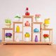 thumbnail image 1 of Plastic Dollhouse Accessory Miniature Display Cabinet For Dollhouse Shelf For Showcasing Tiny Cakes Furniture For Various Styles, 1 of 3