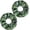 2 Pcs Set, variant on Camouflage Hair Scrunchies Green Camo Ponytail Holder Camouflage Satin Scrunchy Hair Tie BBW12 (2 Pcs Set)