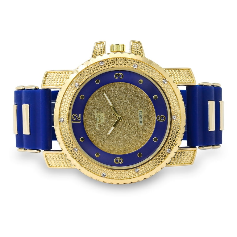 Techno Pave Hip Hop Inspired Men's Bling-ed Out Watch - 52mm Techno Pave Hip Hop Inspired Men's Bling-ed Out Watch - 52mm