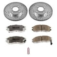 thumbnail image 3 of PowerStop Front Z26 Street Warrior Carbon-Fiber Ceramic Brake Pad and Drilled and Slotted Rotor Kit Fits: MITSUBISHI Select Models K1214-26, 3 of 9