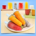 thumbnail image 3 of 6 Cells DIY Ice Cream Maker Lolly Mould Plastic Round Shape Popsicle Make Molds, 3 of 7