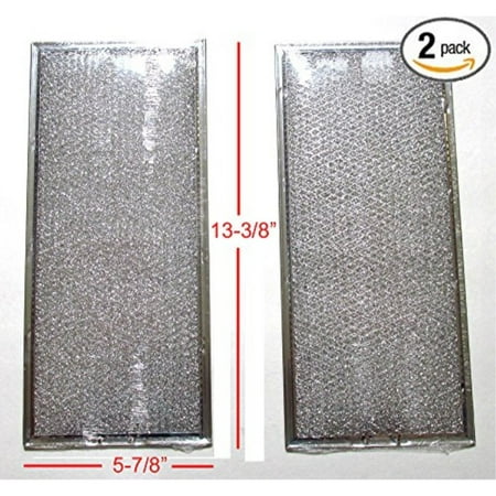 ( 2 PACK ) DE63-00196A MICROWAVE GREASE FILTER ( 5-7/8 X 13-3/8)