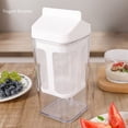 thumbnail image 3 of Colador De Yogur, Colador De Tamiz De Alimentos Para Jugos, 1 Litro, Fácil De Limpiar, Compacto, Duradero, Desmontable Para Hacer Yogur Griego Espeso, 3 of 7
