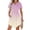 Yellow#01, variant on Wowcloth Women Summer Casual Midi Dresses Short Sleeve V Neck Drawstring Knee Length T Shirt Dress with Pocket