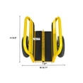thumbnail image 4 of CQSXDA  1000 LBS Capacity Super Weight Slab Dolly Featuring Two Ergonomic Handles and Durable 10 Inch Rubber Tires for Heavy，Yellow, 4 of 11