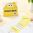 thumbnail image 6 of Cute Fruit Transparent Sticky Notes, Pull Out Clear Sticky Notes Dispenser 80 Sheets Kawaii Desk Stationery, 6 of 9