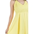 thumbnail image 4 of Vestido Juvenil Roman Fashion 2104 Amarillo M, 4 of 6