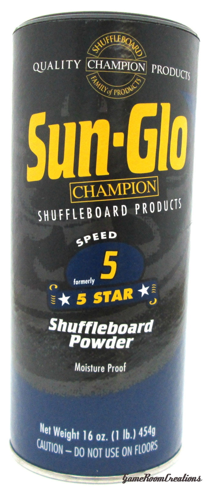 24 Cans Sun-Glo Speed #5 Shuffleboard Table Powder Wax 