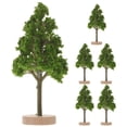 thumbnail image 1 of Miangastore 6pcs Miniature Road Tree Landscape Tree Decoration Sand Table Tree Ornaments, 1 of 8
