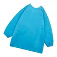 thumbnail image 4 of Delantal para niños de manga larga impermeable Smock para pintar dibujo S / M / L Azul L Sunnimix Delantal de niños, 4 of 8
