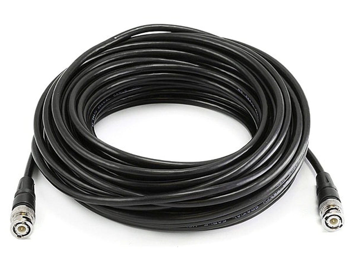 Monoprice RG58/U Cable 50 Feet With BNC Male Connectors 50Ohm