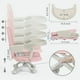 thumbnail image 4 of Silla alta elevadora para bebé YOLEO con altura ajustable Rosa, 4 of 8