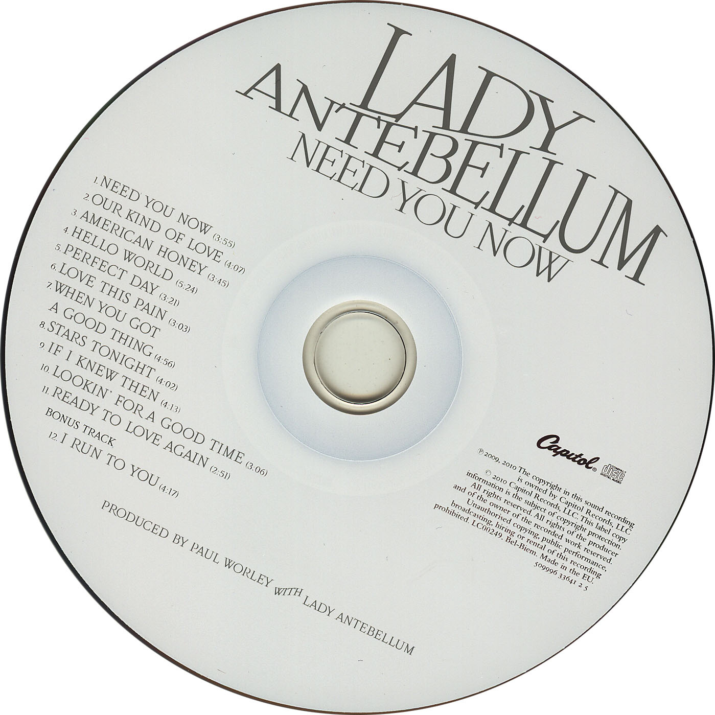Lady a - Need You Now - Country - CD - image 4 of 5