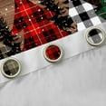 thumbnail image 4 of Castle Fairy Christmas Tree Black Out Curtains for Teenagers,Geometric Plaid Curtains Pack of 2 (42x63 Each),Lodge Cabin Bedroom Curtains,Super Cozy Room Decor, 4 of 6