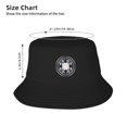 thumbnail image 4 of ZNDUO Sun Hat for Men/Women, Foldable Bucket Hat for Beach, Hiking, Garden, Safari, Fishing, Etc, Abstract Leaf Geometry Pattern, 4 of 8