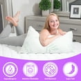 thumbnail image 2 of Queen Size Bamboo Pillow, Memory Foam Bed Pillows with Washable Pillowcases, Queen, 2 of 5