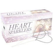 Heart Sparklers great for Wedding and Birthday Cakes and Parties