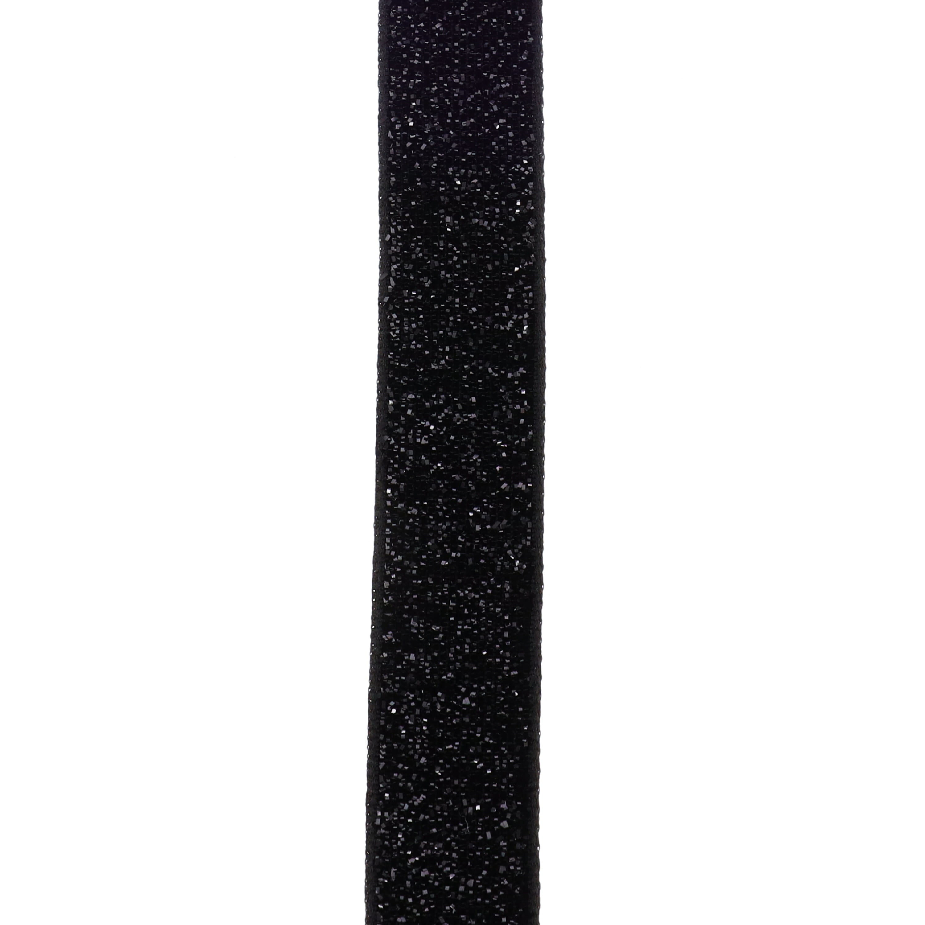 (2 pack) Simplicity Trim, Black 5/8 inch Metallic Velvet Trim Great for Apparel, Home Decorating, and Crafts, 3 Yards, 1 Each