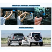 Auto-Vox Wireless Backup Camera Solar Charging, Travel Trailer Reverse Camera IP69K, Wireless Solar Rear View Highway Observations Camera System for Truck, Camper Vans