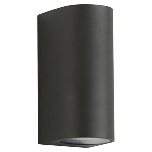 EGNMCR IP44 6w Outdoor Double Up & Down Wall Light LED bulbs Included - BLACK Wall light