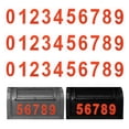 thumbnail image 1 of Números de correo reflectantes Uxcell, 3 juegos de números de correo rojos impermeables de 3 pulgadas para pegatinas de números exteriores para buzones, 1 of 6