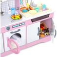 thumbnail image 6 of Lil' Jumbl Kids Kitchen Set, Wooden Pretend Play Kitchen with Sounds, Accessories and Running Water, 6 of 6