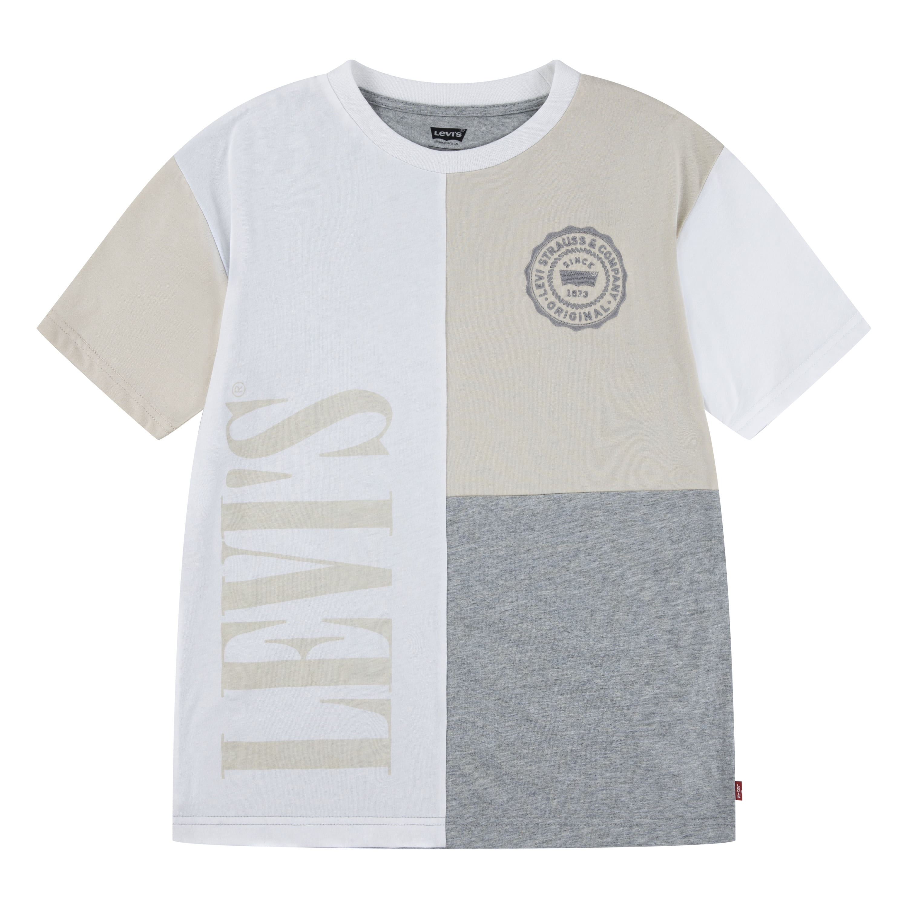 Levi's Boys' Colorblocked Graphic Tee with Short Sleeves, Sizes 8-20