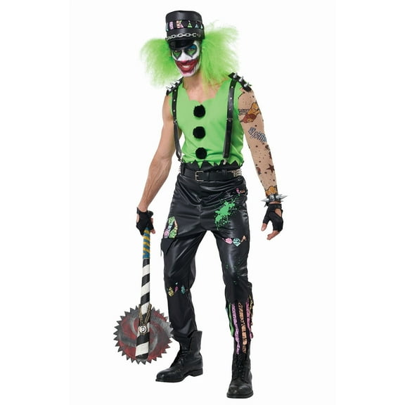 California Costumes Mens Crazed Clown Costume Medium Male