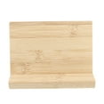 thumbnail image 1 of 1 Set Blank Bamboo Plate with Base Payment Standing Custom Payment Board, 1 of 8