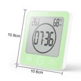 thumbnail image 2 of Reloj de pared electrónico para baño Reloj de pared con cuenta atrás para temperatura y humedad, 2 of 5