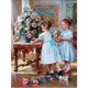 thumbnail image 1 of Kit de pintura al óleo de dos hermanas acrílicas por números, pintura DIY, regalo sin marco (B2205) Hugtrwg Para estrenar, 1 of 9