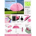 thumbnail image 2 of Sombrilla Mágica con Flores Cambiantes | Paraguas Doble Uso Sol/Lluvia UPF 50+ | Vinilo Negro Térmico 110cm | Portátil Compacta para Mujer | Anti-UV y Impermeable, 2 of 3