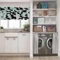 thumbnail image 5 of LALILO Kitchen Curtain Valance Camo Fashion Marble Natural Rod Pocket Window Curtain 52"x 18" Set of 2, 5 of 5