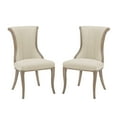thumbnail image 5 of Linon Anthem Flared Back Dining Chairs, Set of 2, Natural, 5 of 11