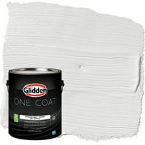 Glidden One Coat Interior Paint and Primer, Aria / White, 1 Gallon, Flat