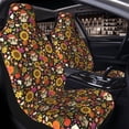thumbnail image 2 of Zufioo Sunflowers Mushrooms Print Car Seat Protectors, SUV, Truck, Van Seat Covers - Strap Design, High Elasticity and Dustproof, Car Interior Protectors Auto Parts-1, 2 of 9