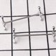 thumbnail image 5 of Soporte para Cucharas de Descanso de Palillos de Aleación de Zinc de 8 Piezas Soporte de Cuchillos Tenedores Soporte de Estante de Metal Decoración de Mesa (Plata), 5 of 6