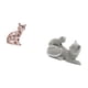 thumbnail image 5 of Elegante escultura de gato para chimenea y mesa, ingenioso adorno de animal, artesanía decorativa para dormitorio, sala de estar, oficina, inauguració, 5 of 8