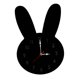 thumbnail image 4 of Reloj de pared de conejo, relojes decorativos para paredes, reloj de pared silencioso, reloj de pared para niños negro, 4 of 9