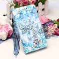thumbnail image 5 of Dteck Case for Apple iPhone 14 Pro Max, 3D Stylish Painting PU Leather Wrist Strap Card Cash Slots Stand Feature Flip Cases Cover,Tower, 5 of 6