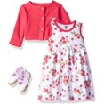 thumbnail image 1 of Hudson Baby Girls Robe en Coton, Cardigan et Ensemble de Chaussures, 1 of 2