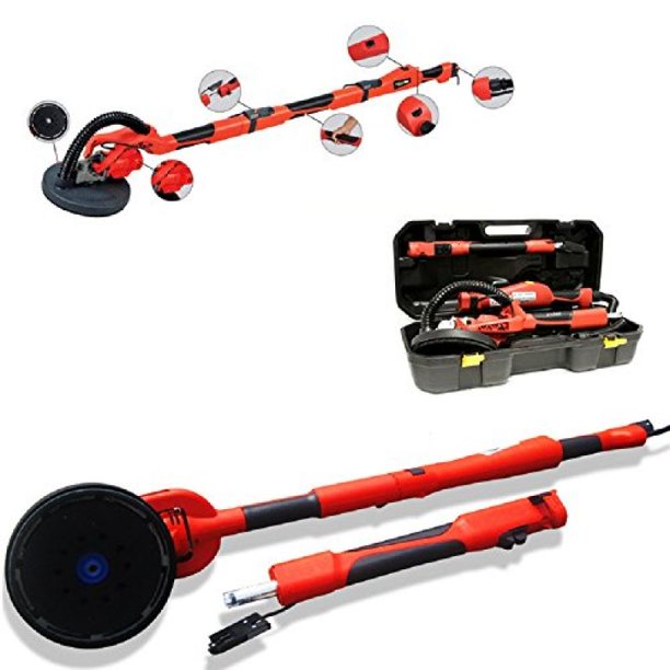 Electric 5 Speed Swivel Drywall Ceiling Sander Sanding 6 Ft Easy Reach