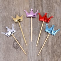 GOOHOCHY 10 Pcs Cake Decorations Cake Decoration Insert 11.00X4.00X0.20CM Silver