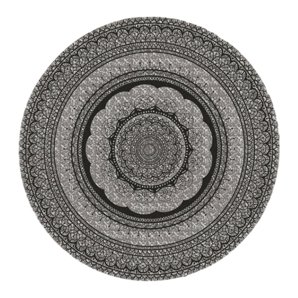 Matsuzay Cojín para sala de estar, alfombra antideslizante y suave, decoración de habitación, alfombras para sala de estar, decoración Decoración del hogar MOS-07 40cm