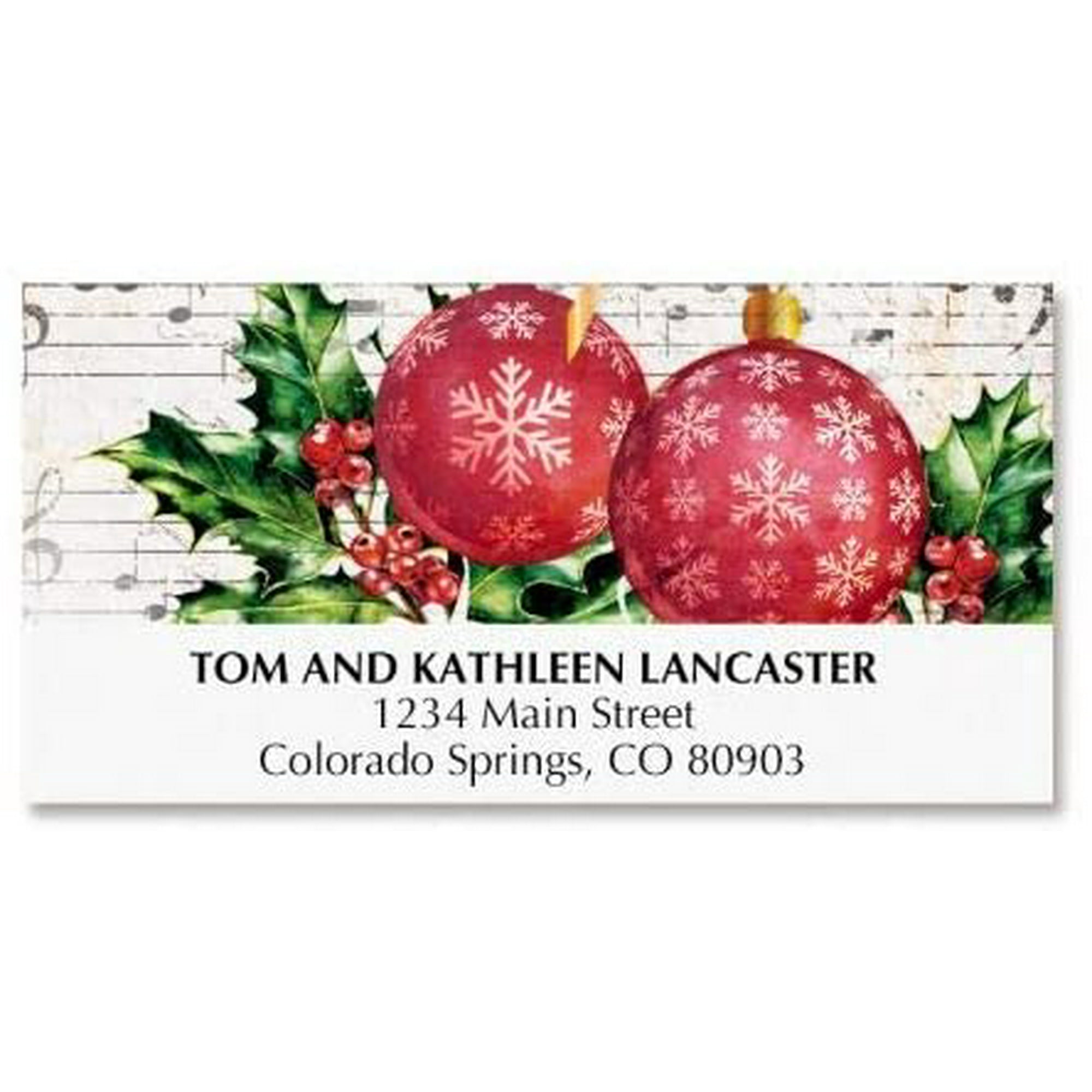 Christmas pictures for address labels